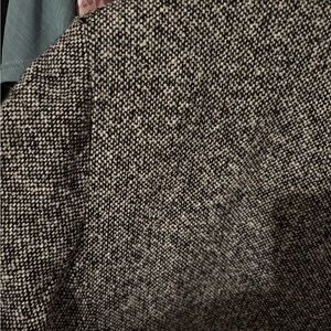 Black and White long Tweed Jacket